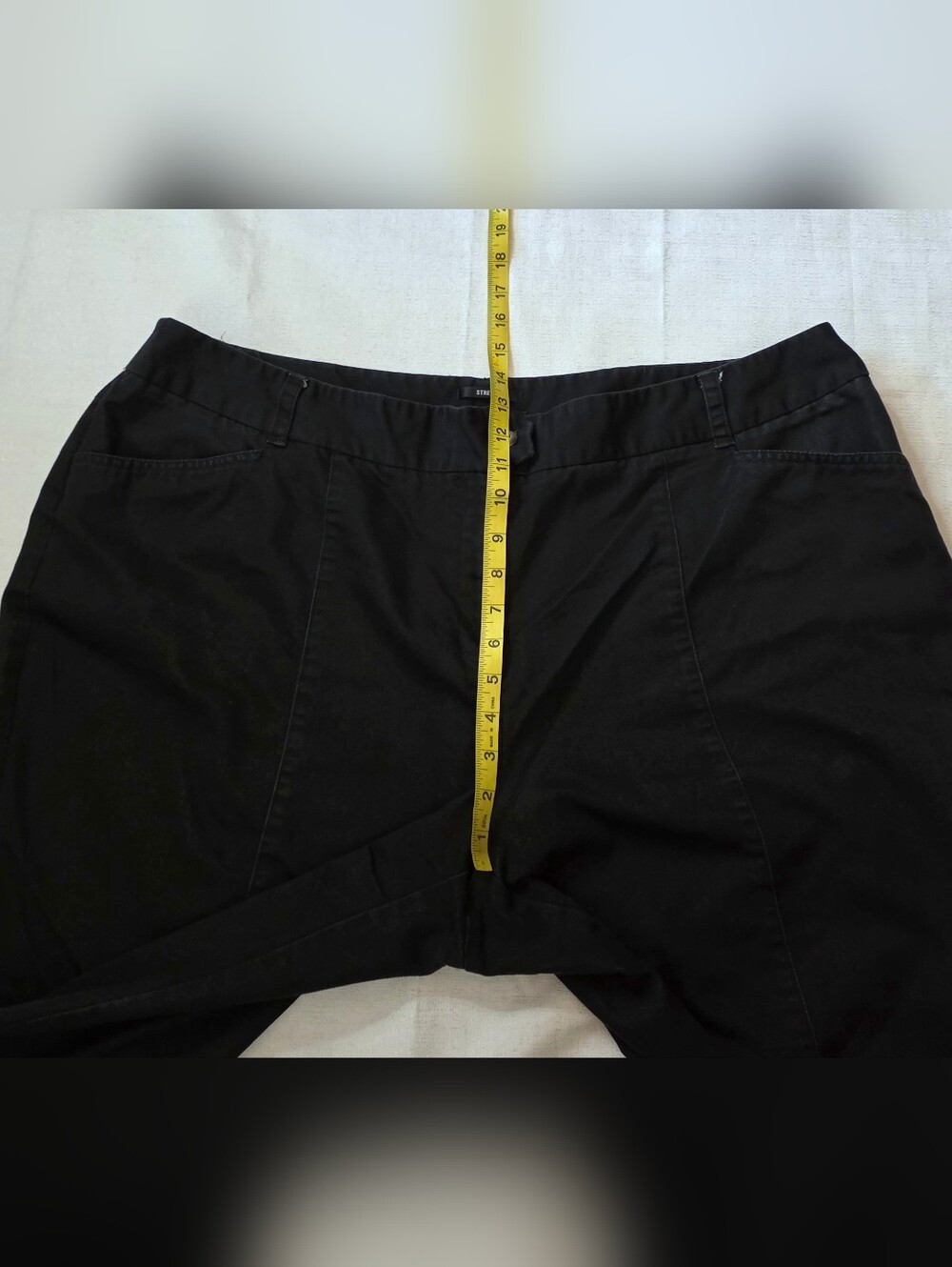 Style & Co Black Stretch Capri Pants Size 22W - Picture 4 of 6